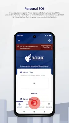 SGSecure android App screenshot 2